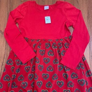 Hanna Andersson Holiday Playdress Size 10
